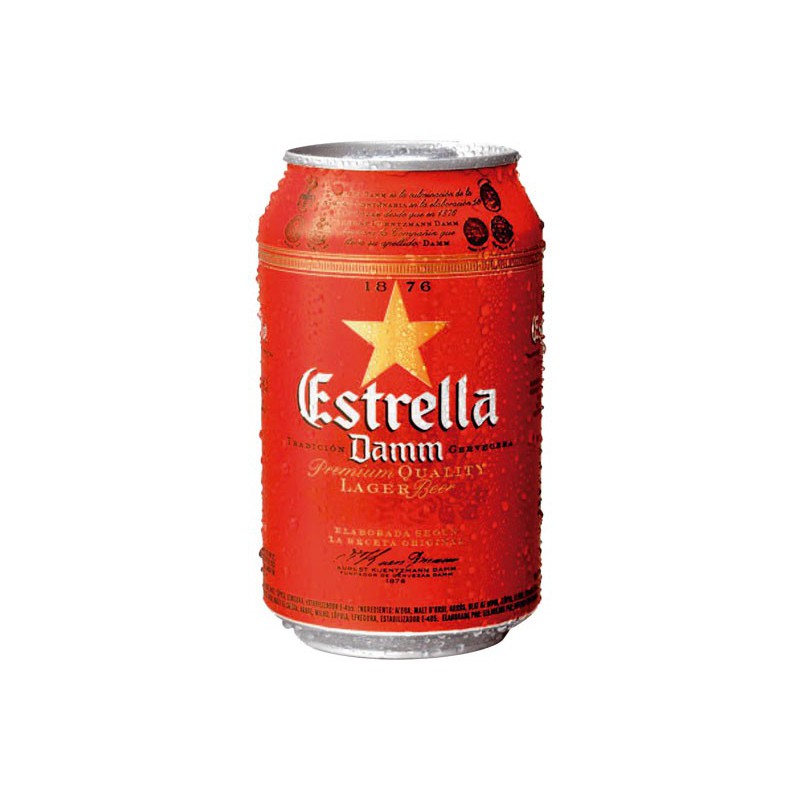 PACK 24 LATAS ESTRELLA DAMM 33cl