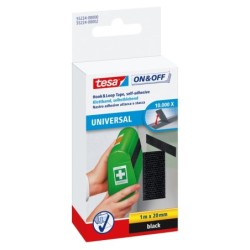 TESA VELCRO NEGRO ADHESIVO 1 PZA