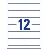 ETIQUETA AUTOADHESIVA BLANCA RECTANGULAR 1200 PIEZAS AVERY