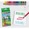ESTUCHE 12 LÁPICES DE COLORES ALPINO BORRABLES