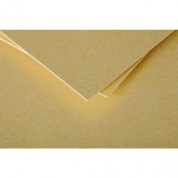 SOBRES CLAIREFONTAINE DL 110X220MM ORO P20