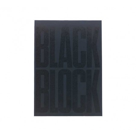 BLOC DE NOTAS 70h EXACOMPTA "BLACK BLOCK" 5x5 A4