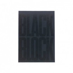 BLOC DE NOTAS 70h EXACOMPTA "BLACK BLOCK" HORIZONTAL A4