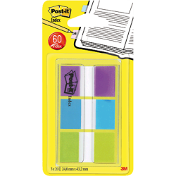 MARCADORES INDEX 3x20 COLORES SURTIDOS POST-IT
