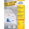 ETIQUETA AUTOADHESIVA BLANCA RECTANGULAR 4000 PIEZAS AVERY