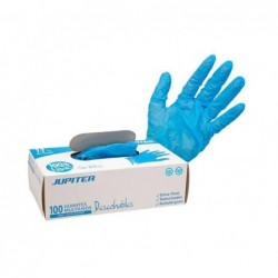 CAJA 100 GUANTES JÚPITER DE NITRILO TALLA 7 - 7,5