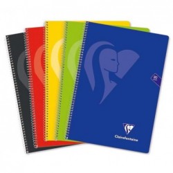 PACK 5 CUADERNOS CLAIREFONTAINE "MIMESYS" Fº COLORES VIVOS TAPA BLANDA