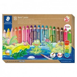 ESTUCHE 18 LÁPICES DE COLORES STAEDTLER NORIS JUNIOR