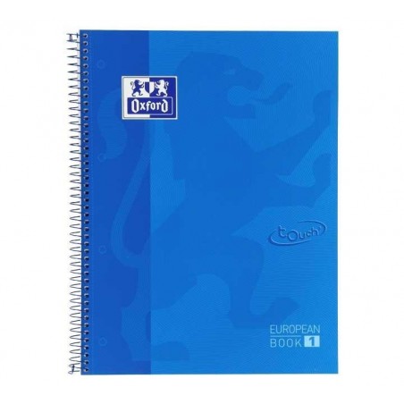 CUADERNO OXFORD "EUROPEANBOOK 1 TOUCH" A4+ 80h
