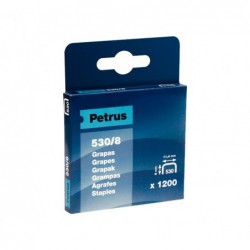 CAJA 1200 GRAPAS PETRUS 530/8mm