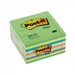 CUBO 450h NOTAS POST-IT REPOSICIONABLES 76x76mm VERDE NEÓN