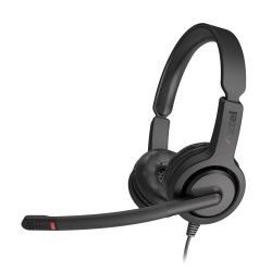 AURICULARES ALÁMBRICOS NEGROS VOICE UC28 AXTEL