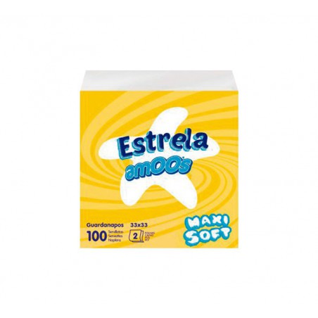 PACK 100 SERVILLETAS AMOOS ESSENTIAL 33x33cm