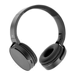 AURICULARES INALÁMBRICOS Y ALÁMBRICOS NEGROS SINGLE 2 T'N'B