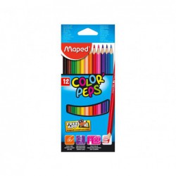 ESTUCHE 12 LÁPICES DE COLORES MAPED COLOR'PEPS