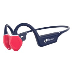 AURICULARES CONDUCCIÓN ÓSEA KURI AZUL/ROJO LEOTEC