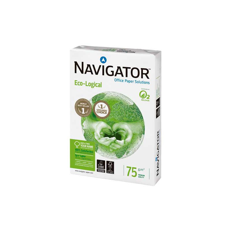 PAQUETE 500h PAPEL NAVIGATOR ECO-LOGICAL A3