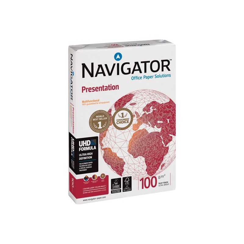 PAQUETE 500h PAPEL NAVIGATOR PRESENTATION A4