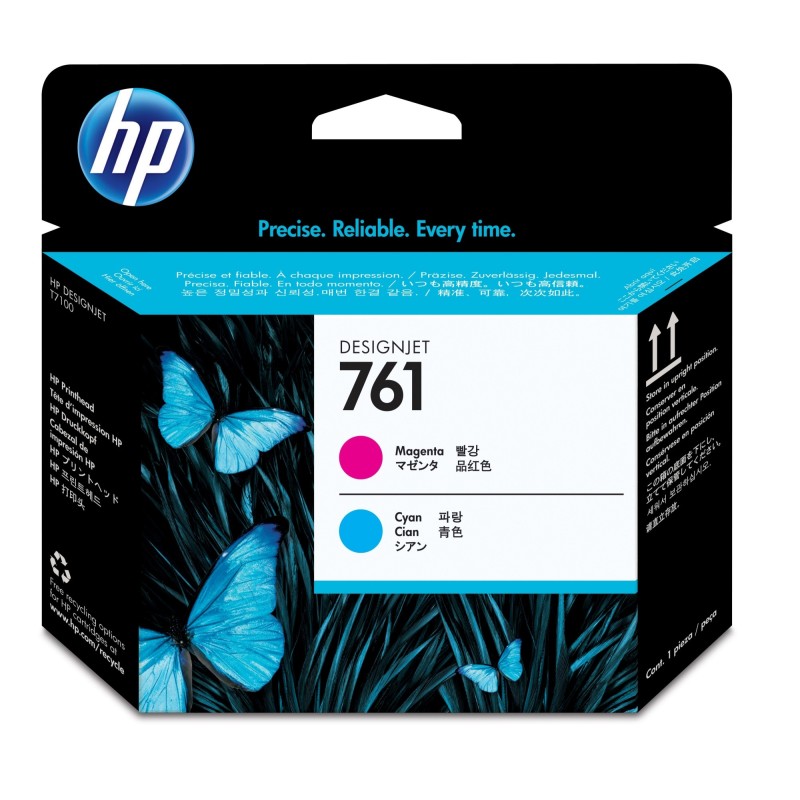 PRINTHEAD DESIGNJET 761 MAGENTA/CIAN HP