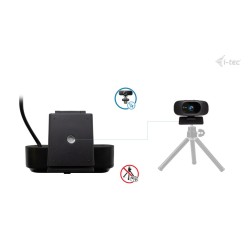 i-tec SOLOMON 300 Webcam 4K Ultra HD USB con micrófono
