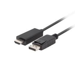 Cable DisplayPort a HDMI Lanberg 1,8 m Negro