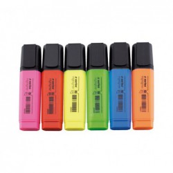 ESTUCHE 6 MARCADORES FLUORESCENTE A-SERIES