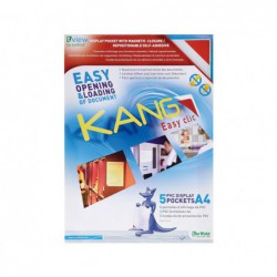 PACK 5 FUNDAS ADHESIVAS TARIFOLD KANG EASY CLIC A4