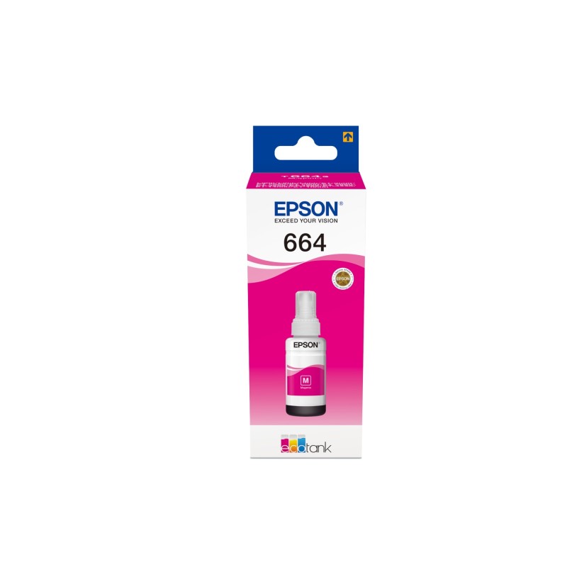 BOTELLA DE TINTA MAGENTA EPSON 664 C13T664340