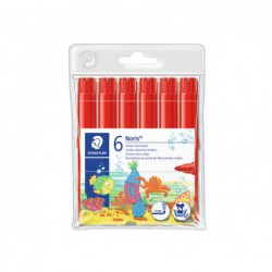 PACK 6 ROTULADORES STAEDTLER NORIS JUMBO