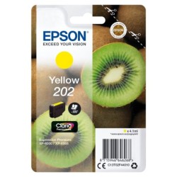 CARTUCHO DE TINTA AMARILLO EPSON KIWI 202 C13T02F44010 ORIGINAL PARA IMPRESORAS