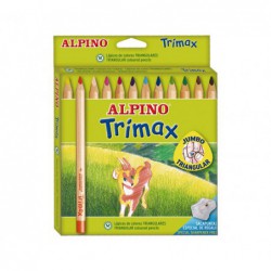 CAJA 12 LÁPICES ALPINO TRIMAX