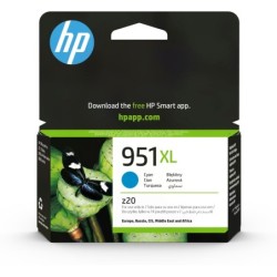 CARTUCHO DE TINTA CIAN HP 951XL ALTA CAPACIDAD (~1500 PÁGINAS)