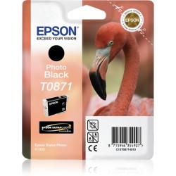 CARTUCHO DE TINTA NEGRO FOTO EPSON C13T08714010 ORIGINAL PARA IMPRESORAS