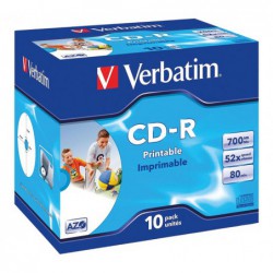 PACK 10 CD-R VERBATIM 52X...