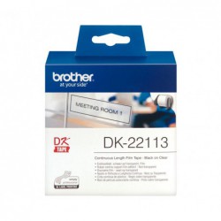 CINTA CONTINUA BROTHER DK22113 62mm PELÍCULA PLÁSTICA