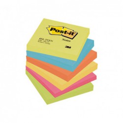 PACK 6 BLOCS DE NOTAS POST-IT "ENERGETIC" 76x76mm