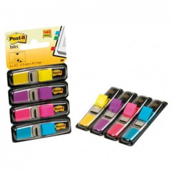 PACK 4 DISPENSADORES ÍNDICES POST-IT 11,9x43,2mm