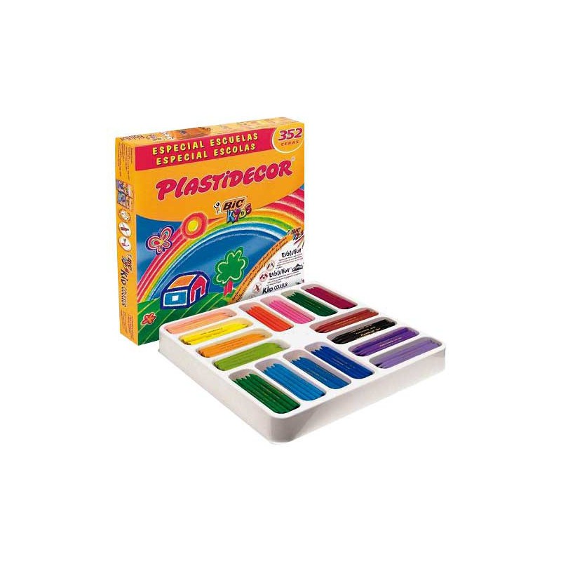 CLASSPACK 352 CERAS BIC KIDS PLASTIDECOR