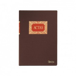 LIBRO CONTABLE 100h MIQUEL RIUS "ACTAS" Fº