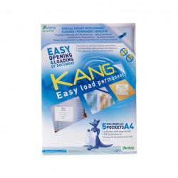 PACK 5 FUNDAS ADHESIVAS TARIFOLD KANG EASY LOAD A4