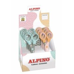 TIJERA ALPINO OFICINA 130MM MULTICOLOR
