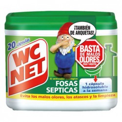 CAJA 20 CÁPSULAS WC NET FOSAS SÉPTICAS