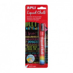 ROTULADOR APLI LIQUID CHALK PUNTA CÓNICA