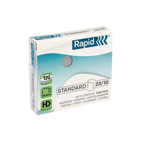 CAJA 1000 GRAPAS RAPID 23/15