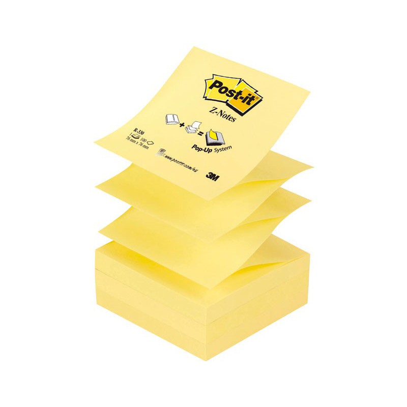 PACK 12 BLOCS 100h POST-IT Z-NOTES 76x76cm