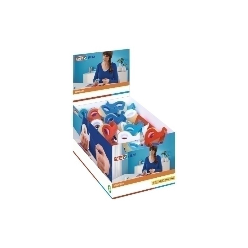 CINTA ADHESIVA STD 10MM × 15M PACK 100 TESA