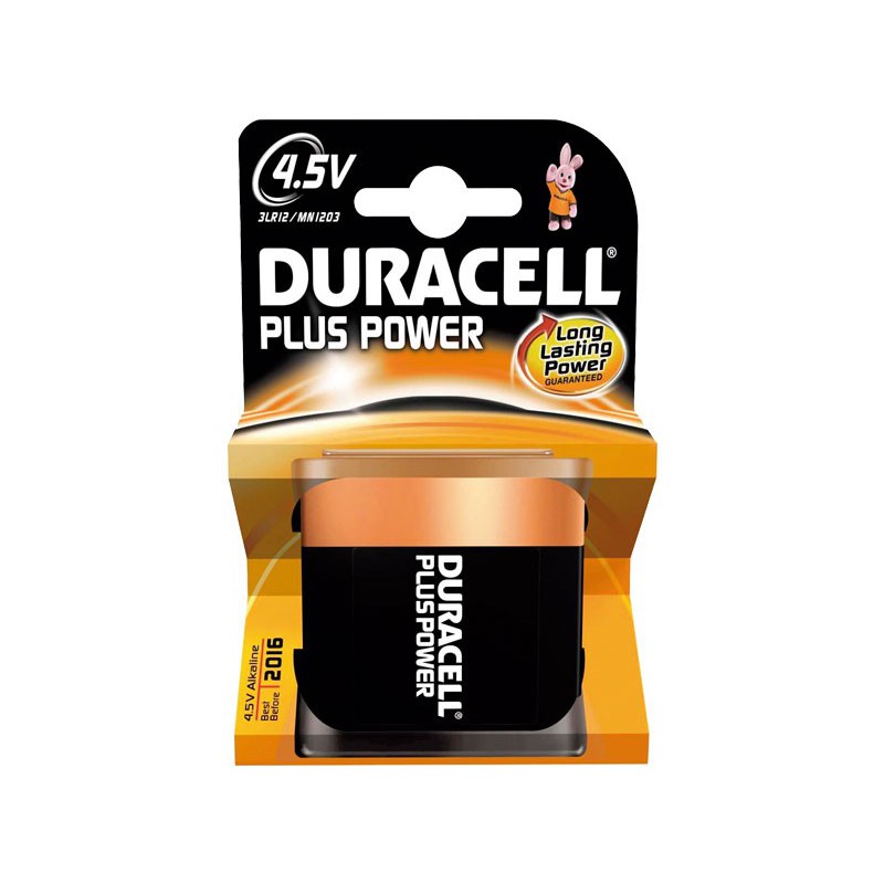 PACK 1 PILA DURACELL ALCALINA PLUS POWER 4.5V