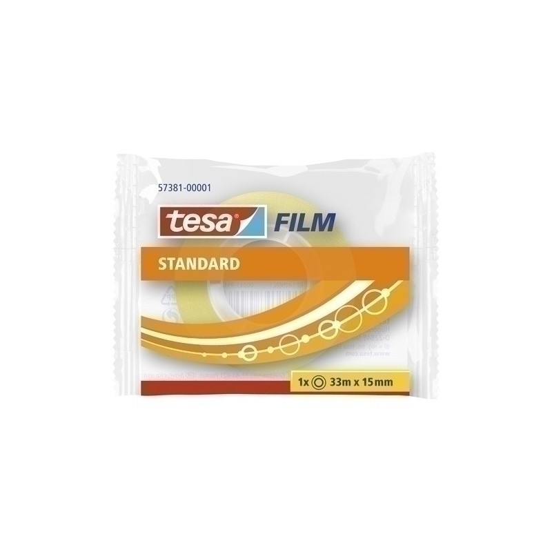 CINTA ADHESIVA STD 33MM × 15M TESA