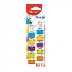 BLÍSTER 10 PINZAS MAPED DOBLE CLIP 19mm