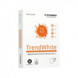 CAJA 5 PAQUETES 500h PAPEL STEINBEIS TREND WHITE 80gr